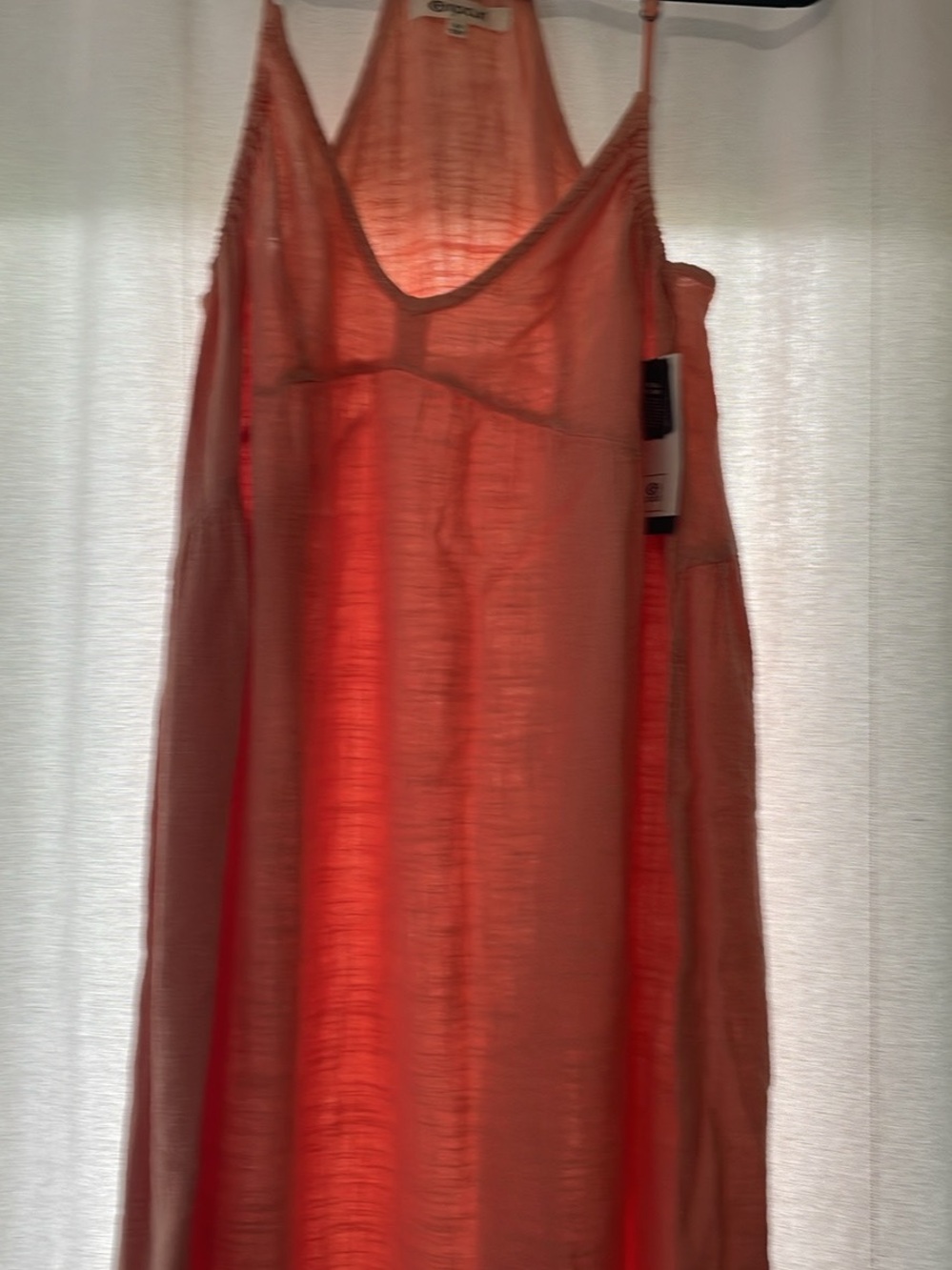 Rip Curl Coral-Orange Slip Dress